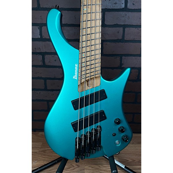 Used Ibanez Used Ibanez EHB1005SMS Sea Foam Green Electric Bass Guitar