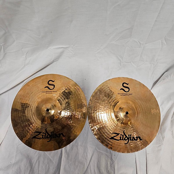 Used Zildjian 13in K Mastersound Hi Hats Pair Cymbal