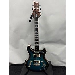 Used PRS Used PRS SE Custom 22 Semi-Hollowbody II Peacock Blue Hollow Body Electric Guitar