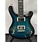 Used PRS Used PRS SE Custom 22 Semi-Hollowbody II Peacock Blue Hollow Body Electric Guitar