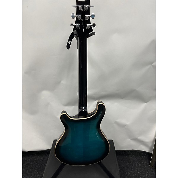 Used PRS Used PRS SE Custom 22 Semi-Hollowbody II Peacock Blue Hollow Body Electric Guitar