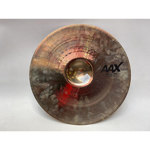 Used SABIAN AAX BRILLIANT MED PAIR Cymbal