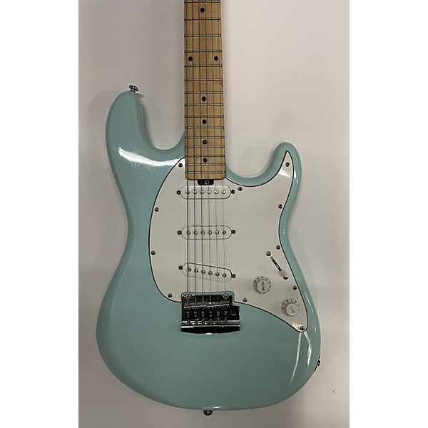 Used Sterling by Music Man Used Sterling By Music Man CUTLASS SSS Daphne Blue Solid Body Electric Guitar