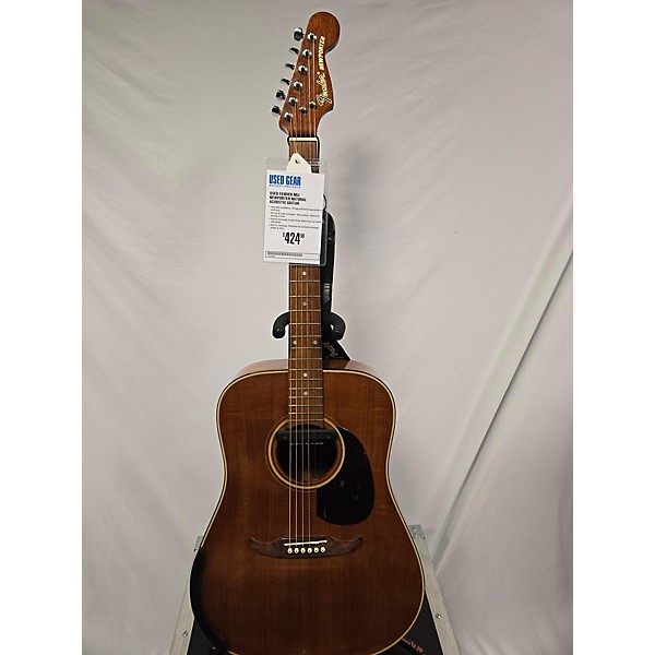 Used Fender Used Fender MIJ Newporter Natural Acoustic Guitar