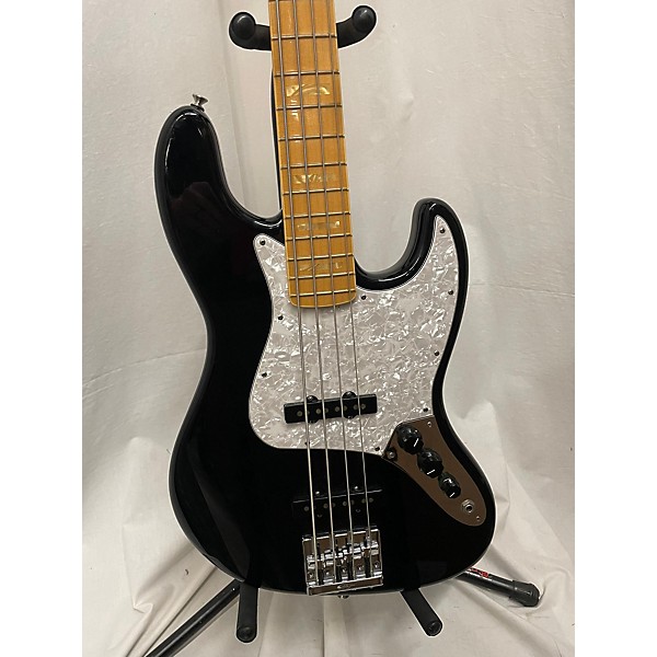 Used Fender Used Fender USA Geddy Lee Signature Jazz Bass Black Electric Bass Guitar