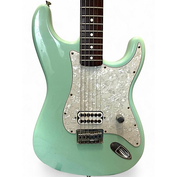 Used Fender Tom Delonge Signature Stratocaster Surf Green Solid Body Electric Guitar