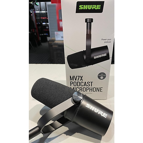 Used Shure Mv7x Dynamic Microphone