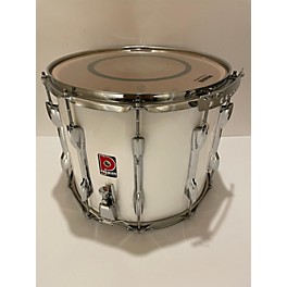 Used Premier Used Premier 14X10 MARCHING SNARE Drum Olympic White