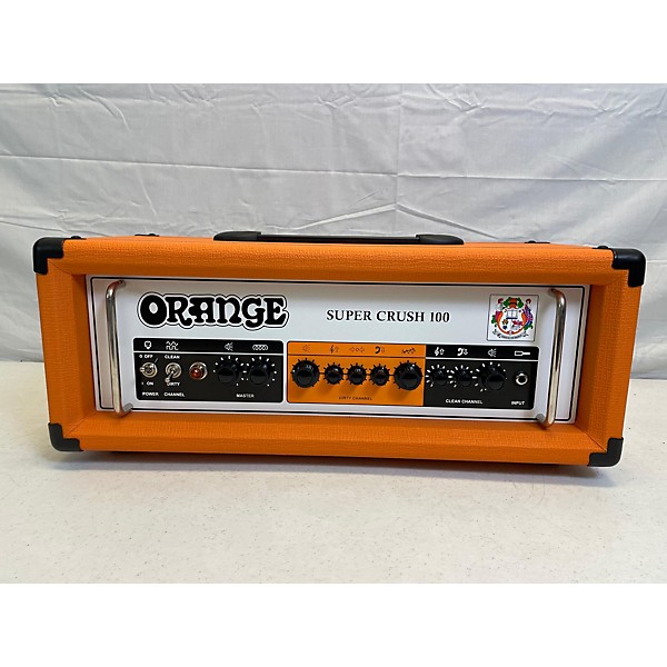 Used Orange Amplifiers Super Crush 100 Solid State Guitar Amp Head