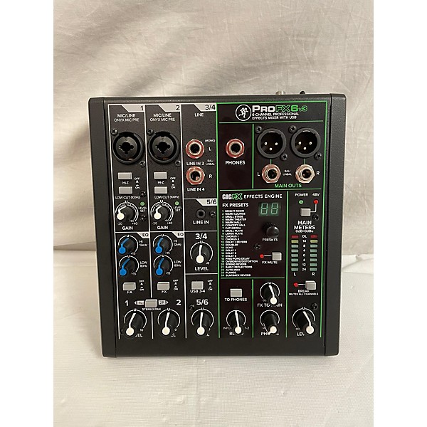 Used Mackie PROFX6V3 Unpowered Mixer