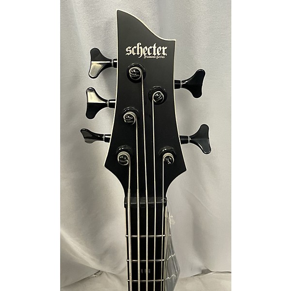 Used Schecter Guitar Research SLS Elite-5 Evil Twin Electric Bass Guitar