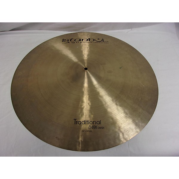 Used Istanbul Agop 24in Traditional Dark Crash Cymbal