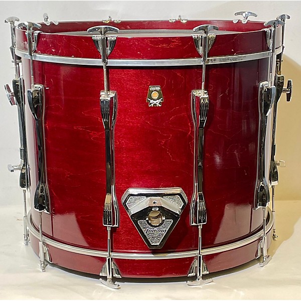 Used Ludwig Classic Maple Drum Kit cherry kick / black cortex toms ...