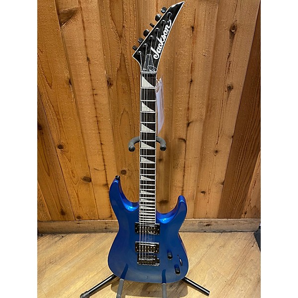 Used Jackson Used Jackson JS22 Dinky Metallic Blue Solid Body Electric Guitar