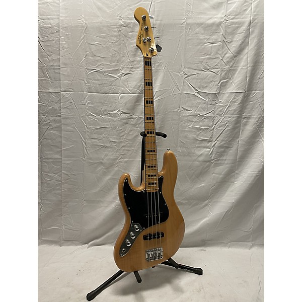 Used Squier Vintage Modified 70S Jazz Bass Left Handed Electric Bass Guitar