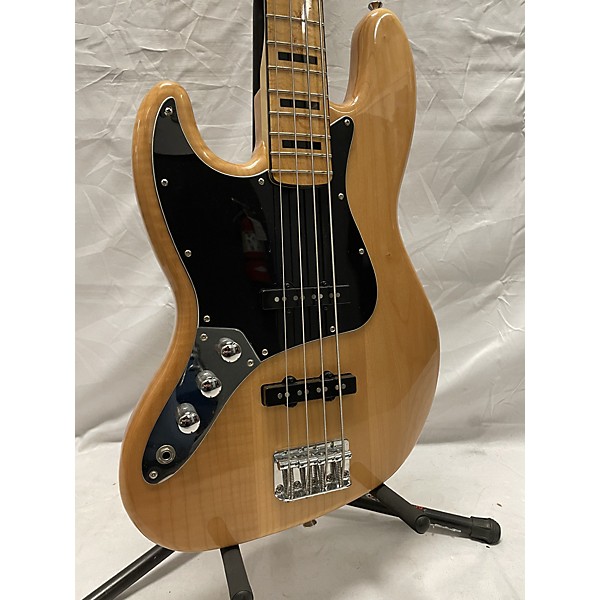 Used Squier Vintage Modified 70S Jazz Bass Left Handed Electric Bass Guitar