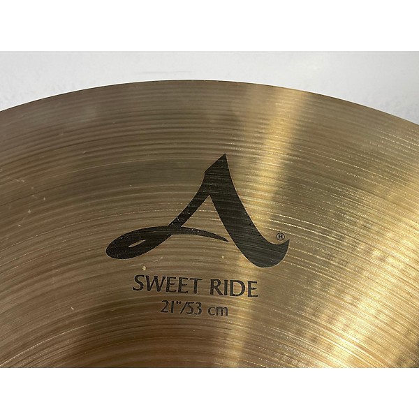 Used Zildjian 21in A Series Sweet Ride Cymbal