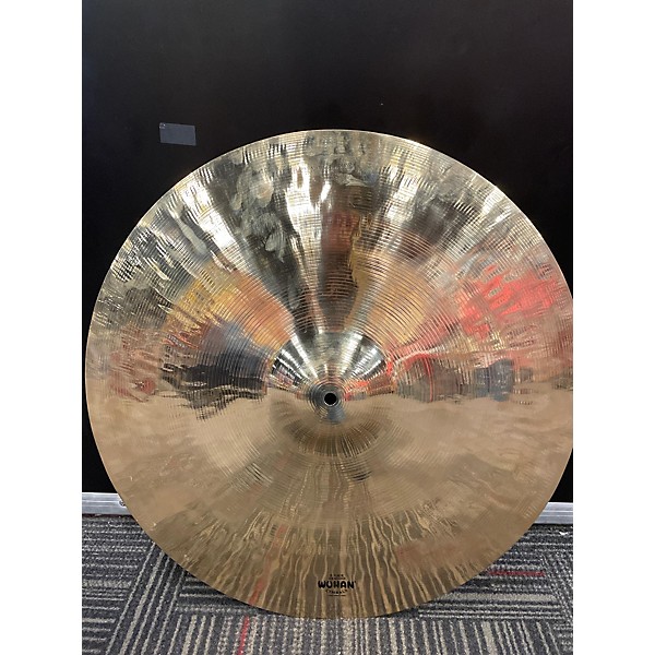 Used Wuhan Cymbals & Gongs 22in Medium Thin Crash Ride Cymbal