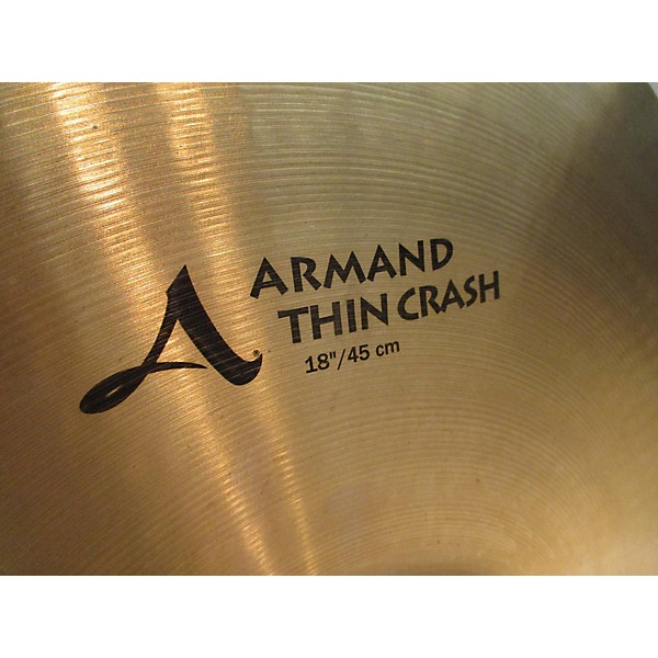 Used Zildjian 18in A Series Medium Thin Crash Cymbal