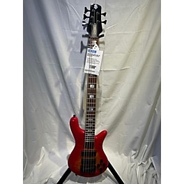 Used Ampeg Used Spector Euro 5 Bolt On Burled Red Burst Electric Bass Guitar