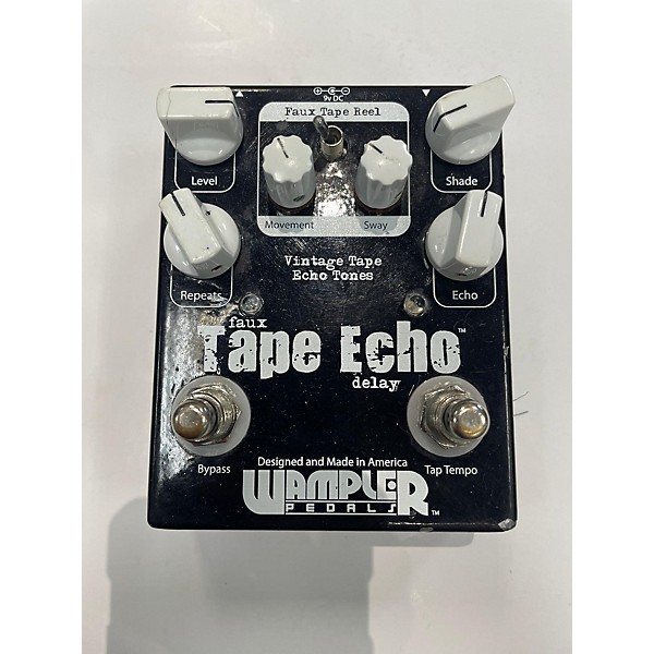 Used Wampler Faux Tape Echo Delay Effect Pedal