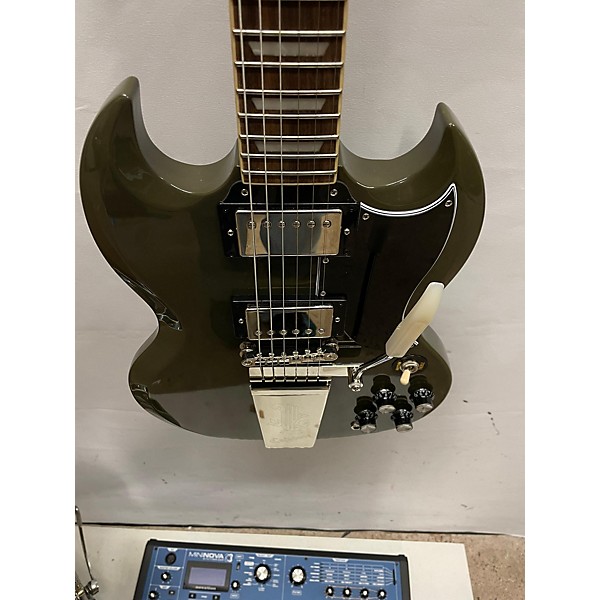 Used Epiphone Used Epiphone Sg Inspired Maestro Tailpiece Olive Drab Solid Body Electric Guitar