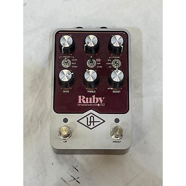 Used Universal Audio Ruby Top Boost Amplifier Effect Pedal