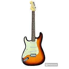 Vintage Fender Vintage 1994 Fender Left Handed Standard Stratocaster 2 Color Sunburst Solid Body Electric Guitar