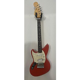 Used Genelec Used Fender Jagstang Left Handed Fiesta Red Electric Guitar