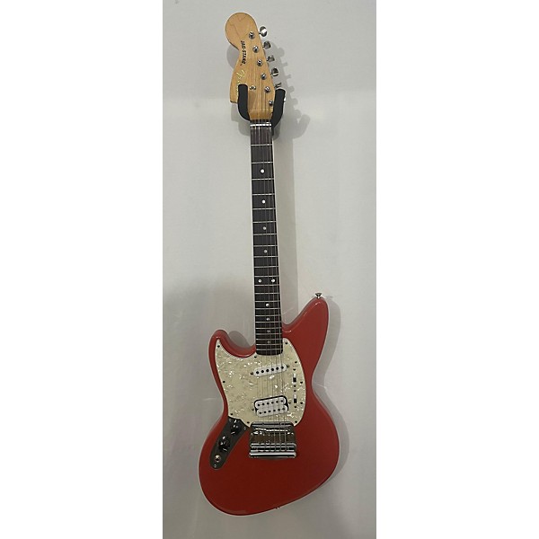 Used Used Fender Jagstang Left Handed Fiesta Red Electric Guitar