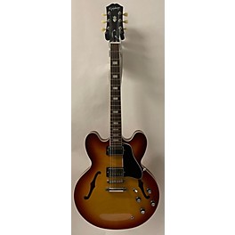 Used Epiphone Used Epiphone ES335 FIGURED Raspberry Tea Burst Hollow Body Electric Guitar