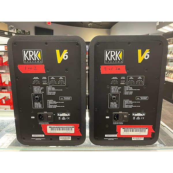 Used KRK Used KRK V6 Pair Powered Monitor