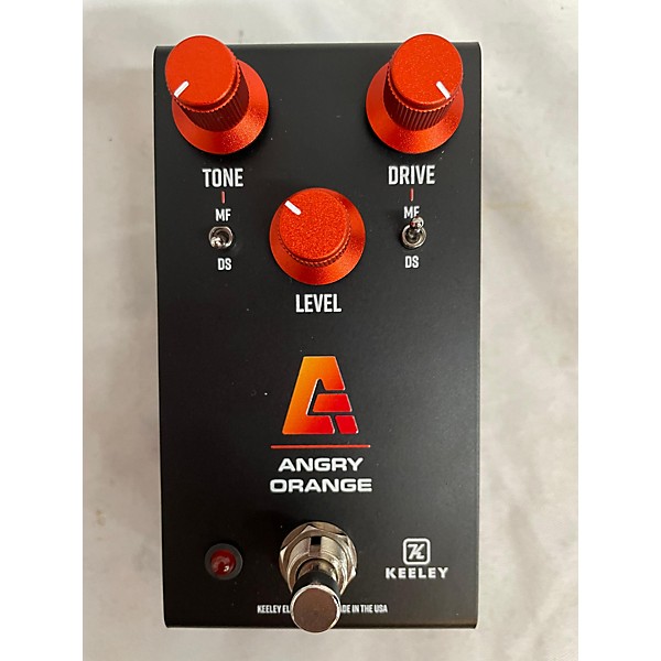 Used Keeley 2024 Angry Orange Distortion Fuzz Effect Pedal