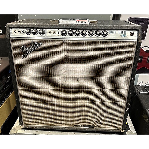 Vintage Fender 1968 Super Reverb Tube Guitar Combo Amp