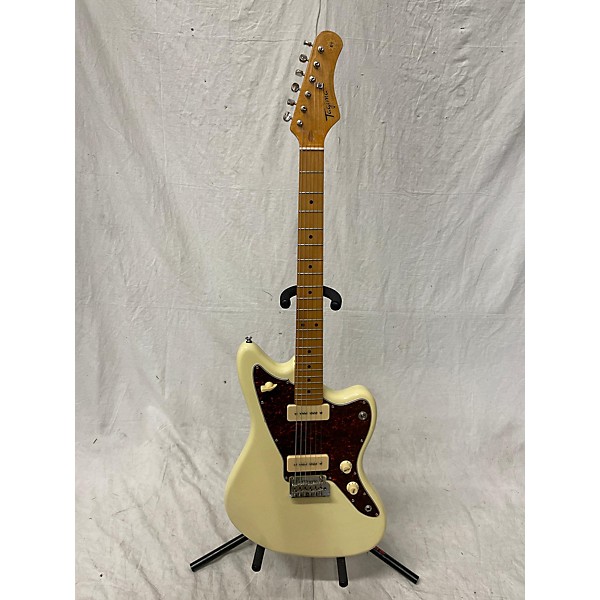 Used Tagima Used Tagima Woodstock Cream Solid Body Electric Guitar