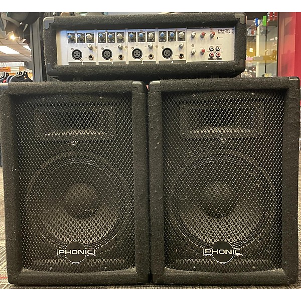 Used Phonic Powerpod 408 With Speakers Sound Package