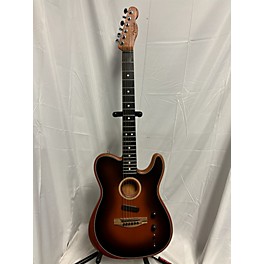 Used Fender Used Fender American Acoustasonic Telecaster Sunburst Acoustic Electric Guitar