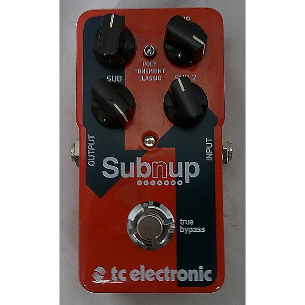 Used TC Electronic Sub N Up Octaver Effect Pedal