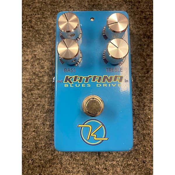 Used Keeley Katana Blues Silver Effect Pedal