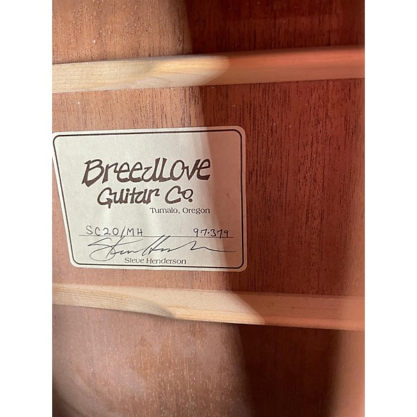 Vintage Breedlove 1997 SC20/MH Acoustic Guitar
