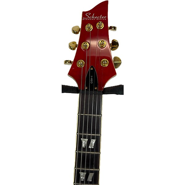 Used Schecter Guitar Research Used Schecter Guitar Research C/sH-1 Trans Red Hollow Body Electric Guitar