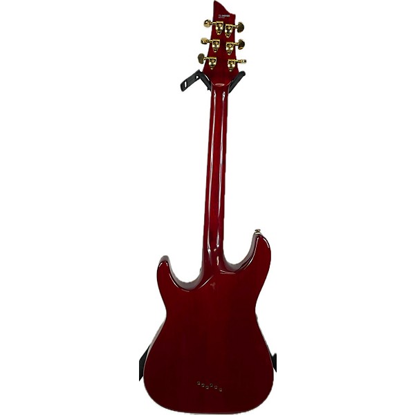 Used Schecter Guitar Research Used Schecter Guitar Research C/sH-1 Trans Red Hollow Body Electric Guitar