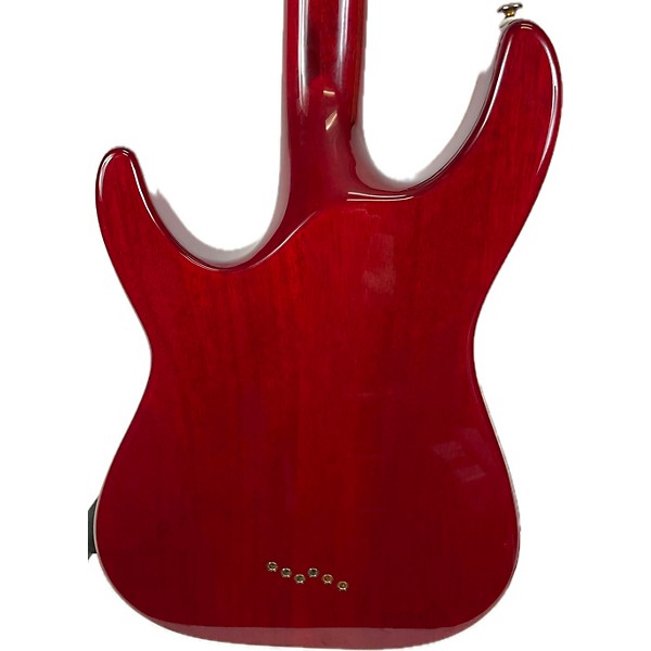 Used Schecter Guitar Research Used Schecter Guitar Research C/sH-1 Trans Red Hollow Body Electric Guitar