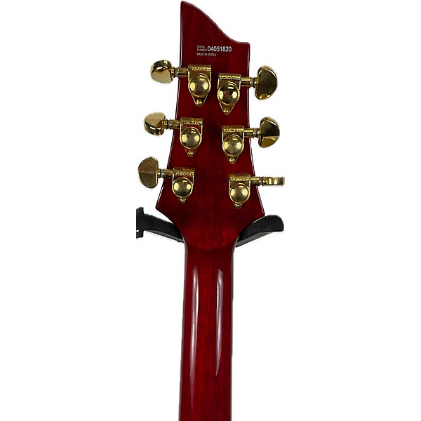 Used Schecter Guitar Research Used Schecter Guitar Research C/sH-1 Trans Red Hollow Body Electric Guitar