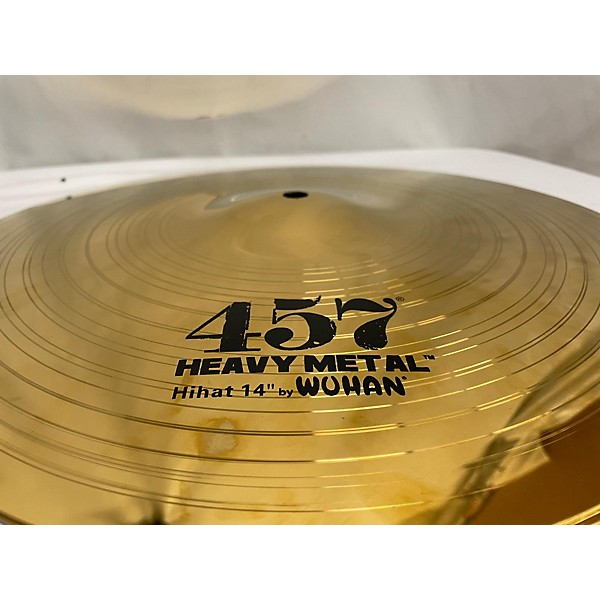 Used Wuhan 14in 457 Heavy Metal Hi Hat Cymbal