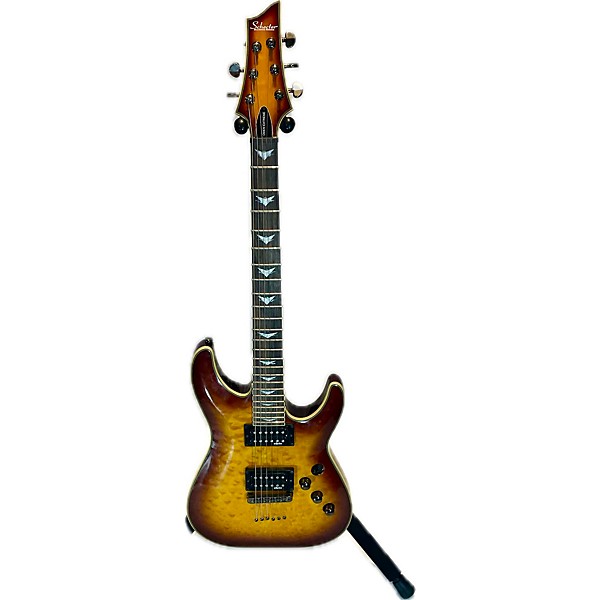 Used Schecter Guitar Research Used Schecter Guitar Research Omen Extreme 6 TWO TONE BURST Solid Body Electric Guitar