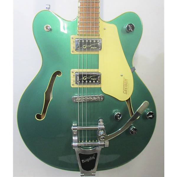 Used Gretsch Guitars Used Gretsch Guitars G5622T Electromatic Center Block Double Cut Bigsby Metallic Green Hollow Body El...