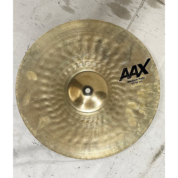 Used SABIAN 14in AAX MEDIUM PAIR Cymbal