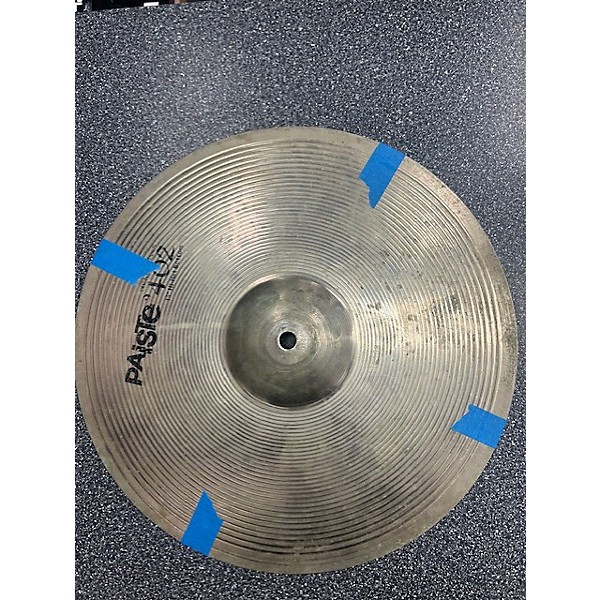 Used Paiste Used Paiste 14in 402 Nickel Silver Hi Hat Pair Cymbal