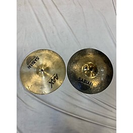 Used SABIAN Used SABIAN 13in AAX Fusion Hi Hat Pair Cymbal